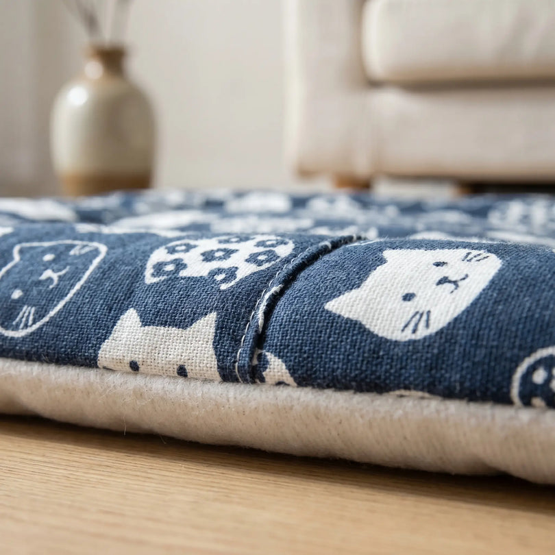 Eden flannel mat texture detail