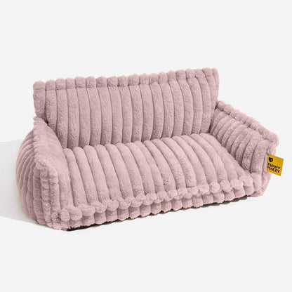 Atlas - Plush Orthopedic Dog Sofa Bed with Bolster and Headrest