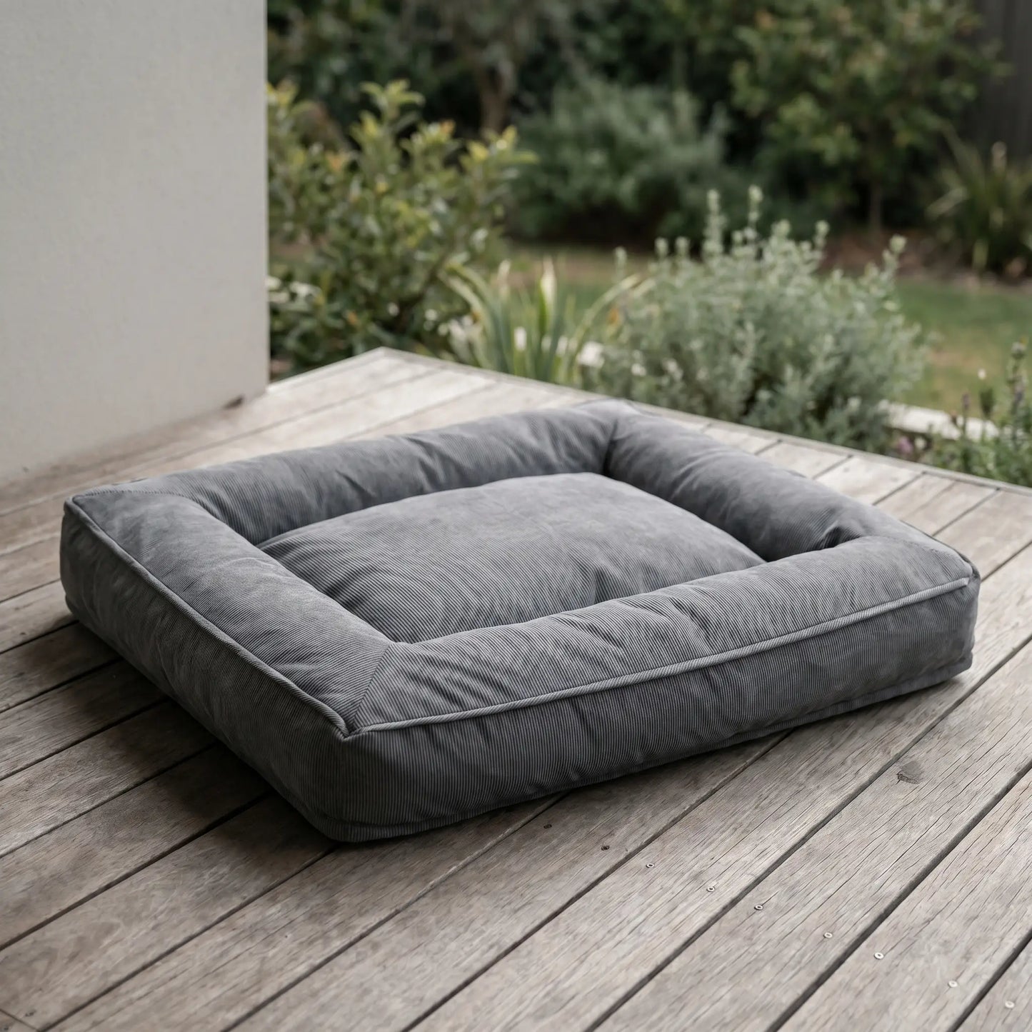 Fenn waterproof bolster dog bed studio shot