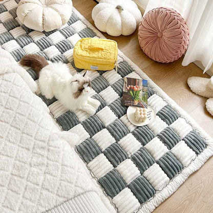 Quill - Chenille Dog Mat and Sofa Cover with Non-Slip Base
