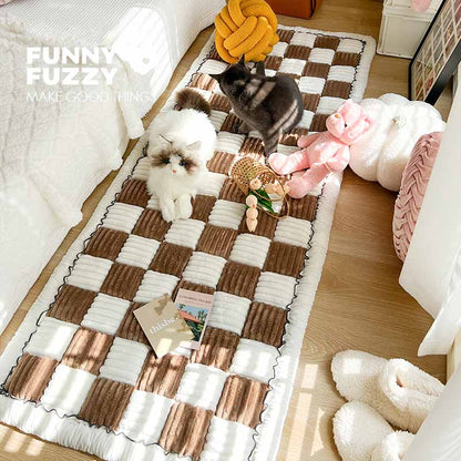 Quill - Chenille Dog Mat and Sofa Cover with Non-Slip Base