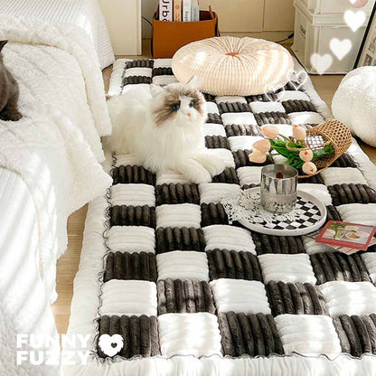 Quill - Chenille Dog Mat and Sofa Cover with Non-Slip Base