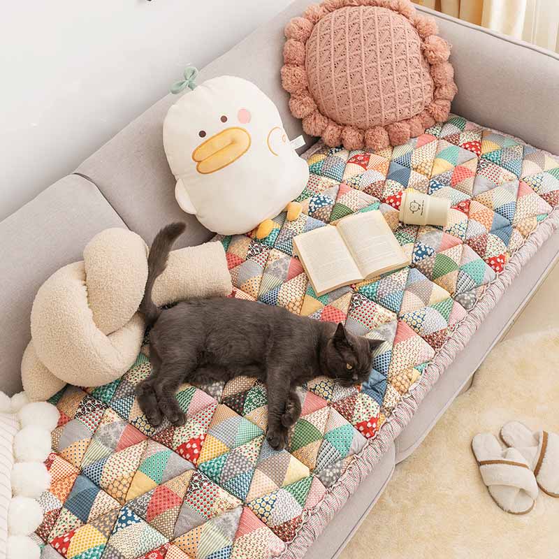 Holm - Quilted Cotton Garden Sofa Protector Cover