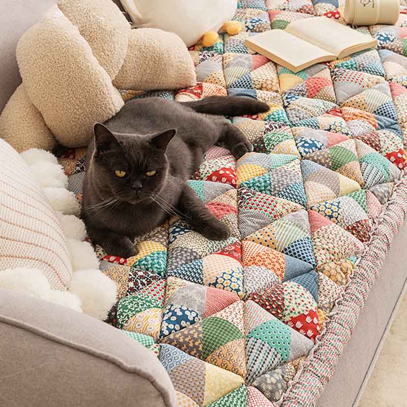 Holm - Quilted Cotton Garden Sofa Protector Cover