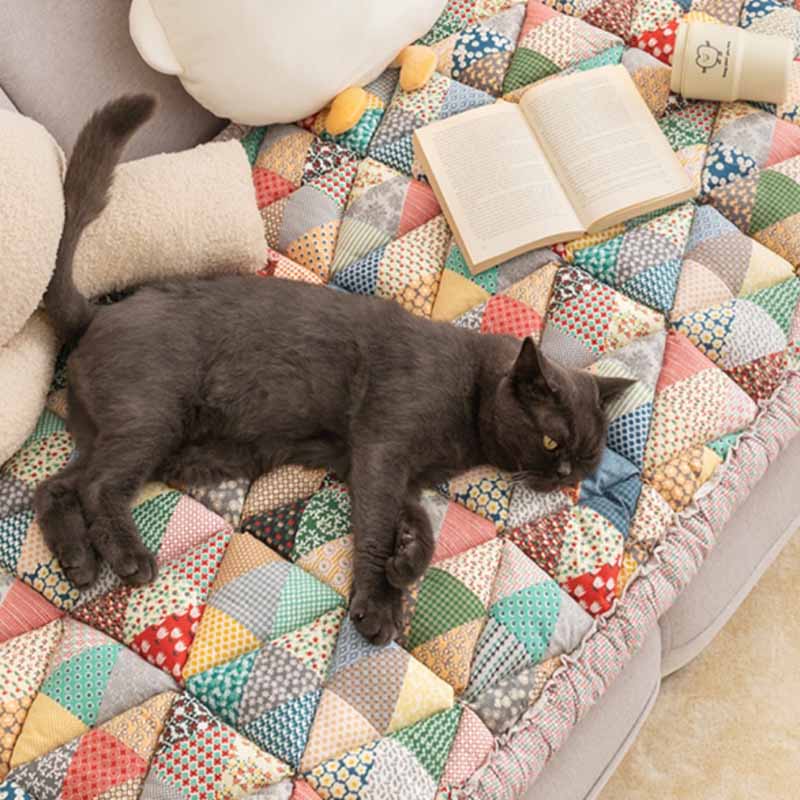 Holm - Quilted Cotton Garden Sofa Protector Cover
