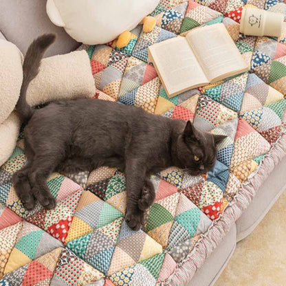 Holm - Quilted Cotton Garden Sofa Protector Cover