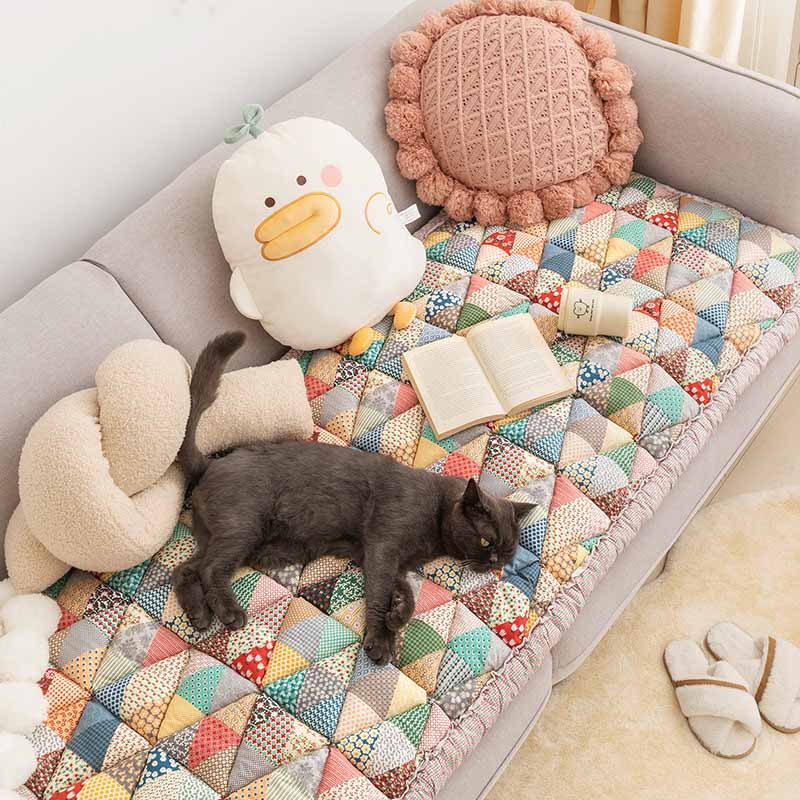 Holm - Quilted Cotton Garden Sofa Protector Cover