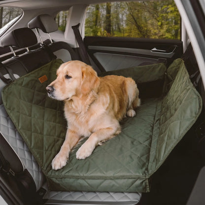Garth back seat extender in a car scene