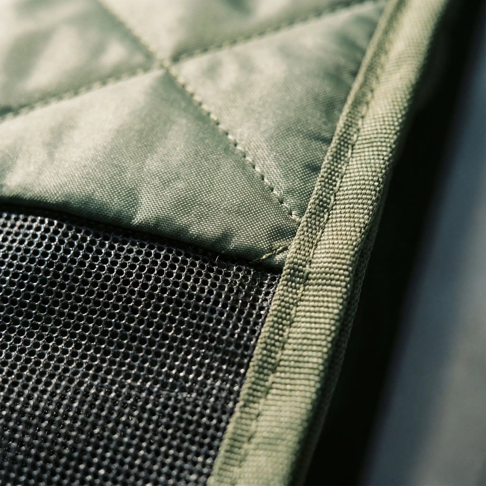 Garth waterproof nylon and mesh window detail