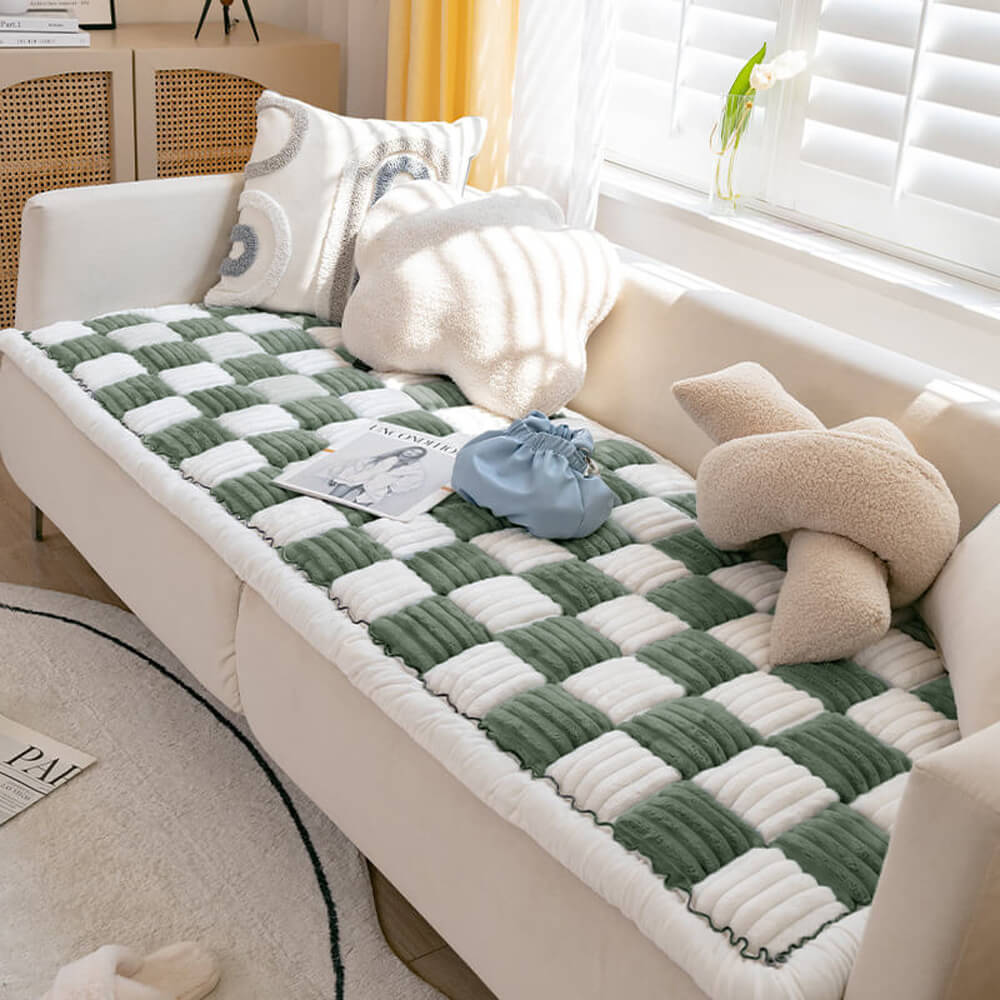 Quill - Chenille Dog Mat and Sofa Cover with Non-Slip Base