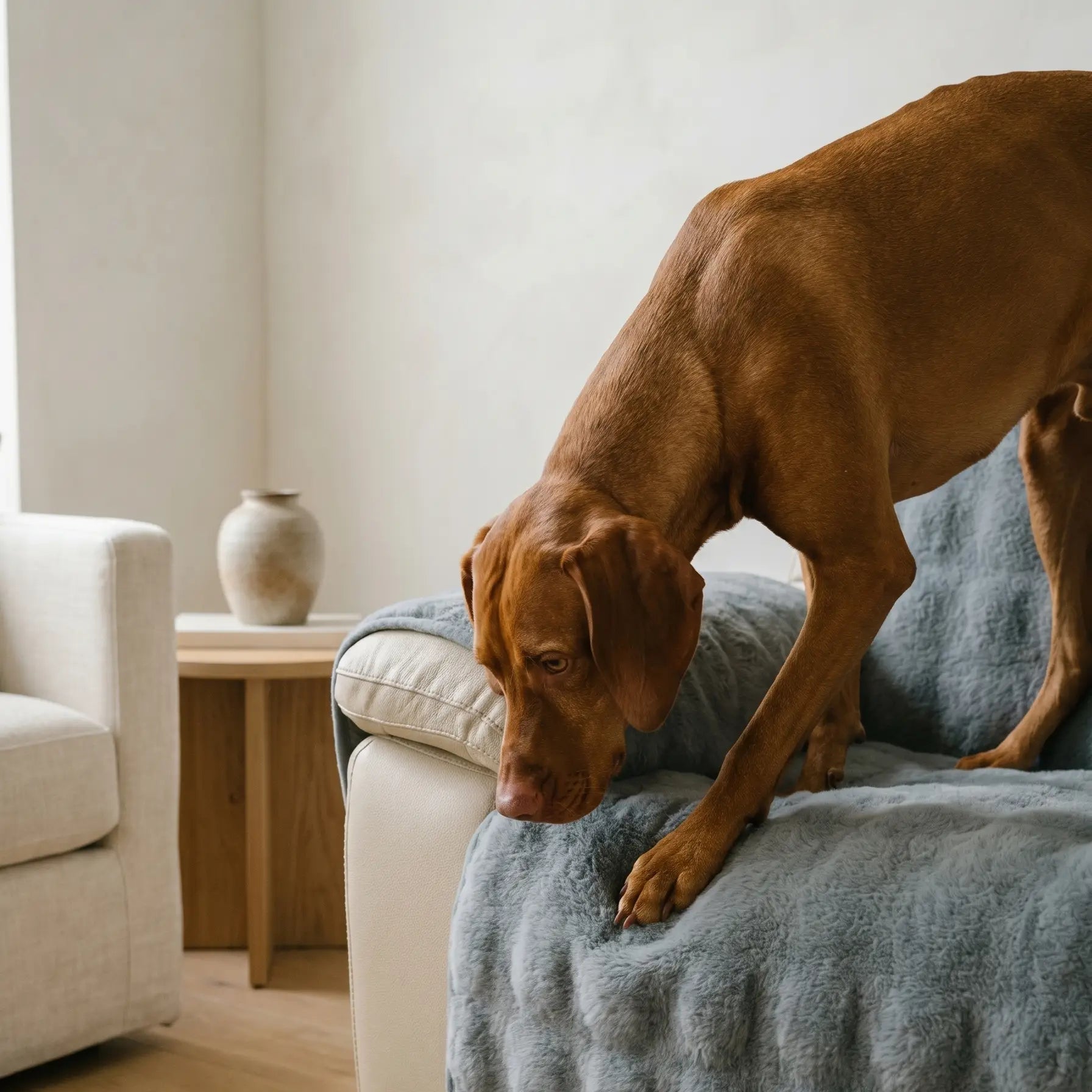 Vizsla using the Cinder