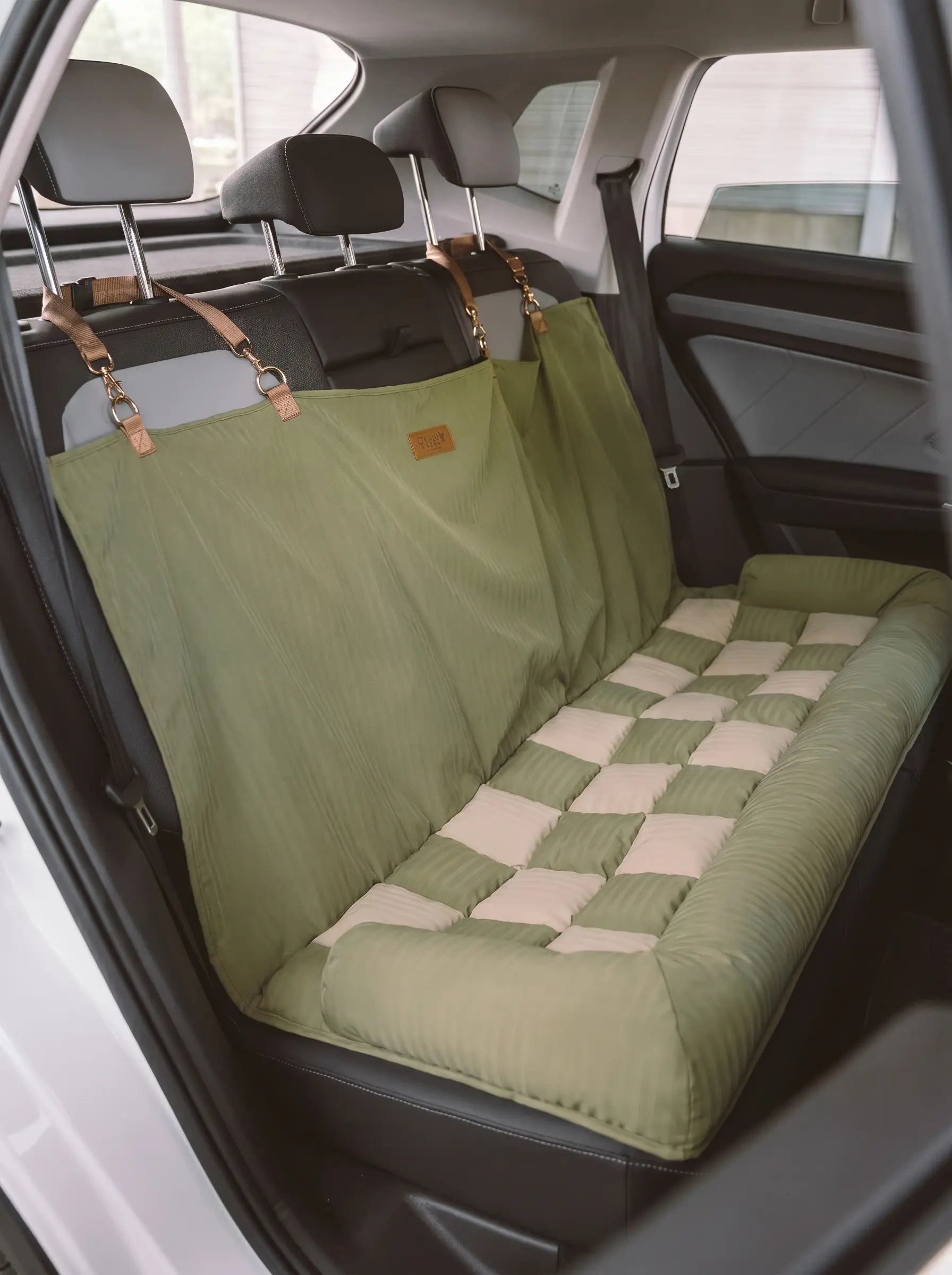 Caspian bolster back seat dog car bed studio product shot