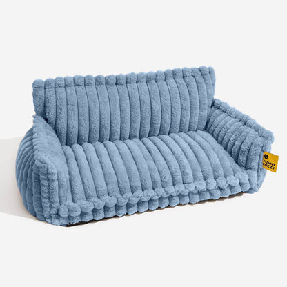 Atlas - Plush Orthopedic Dog Sofa Bed with Bolster and Headrest
