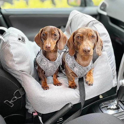 Linden - Dog Car Seat Bed with Safety Buckle, Dual-Use