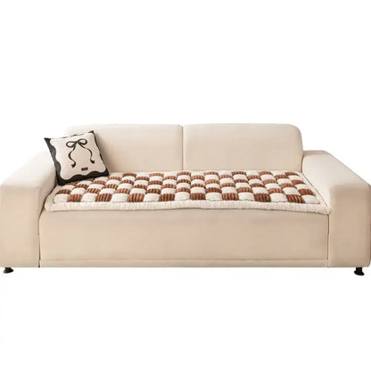 Quill - Chenille Dog Mat and Sofa Cover with Non-Slip Base