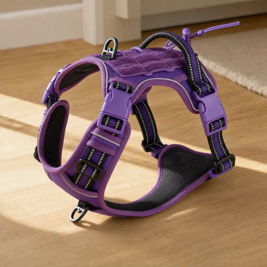 Nova dog harness in a home setting