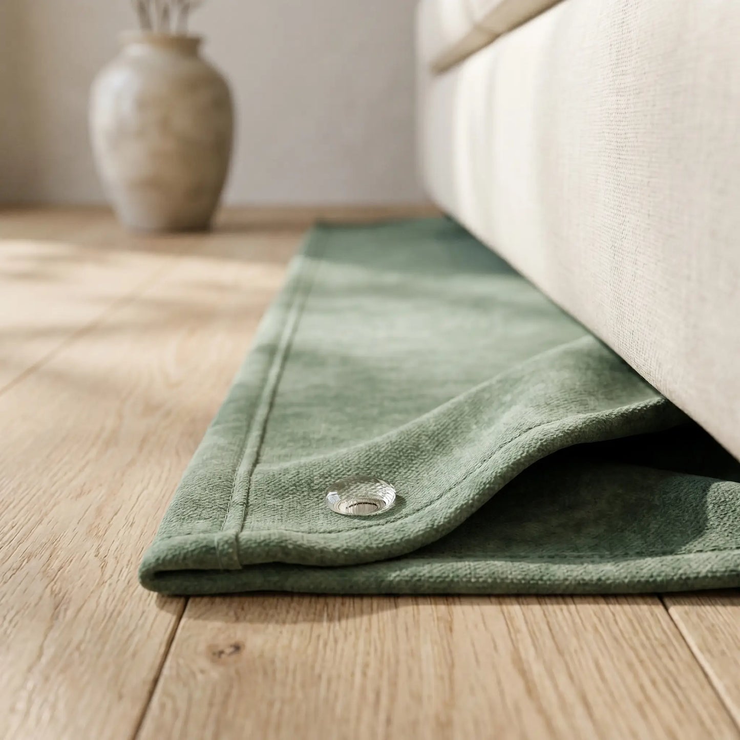 Riven couch cover in a home setting