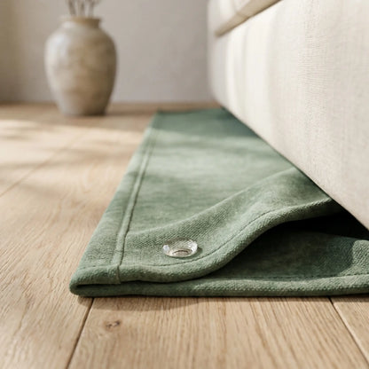 Riven couch cover in a home setting