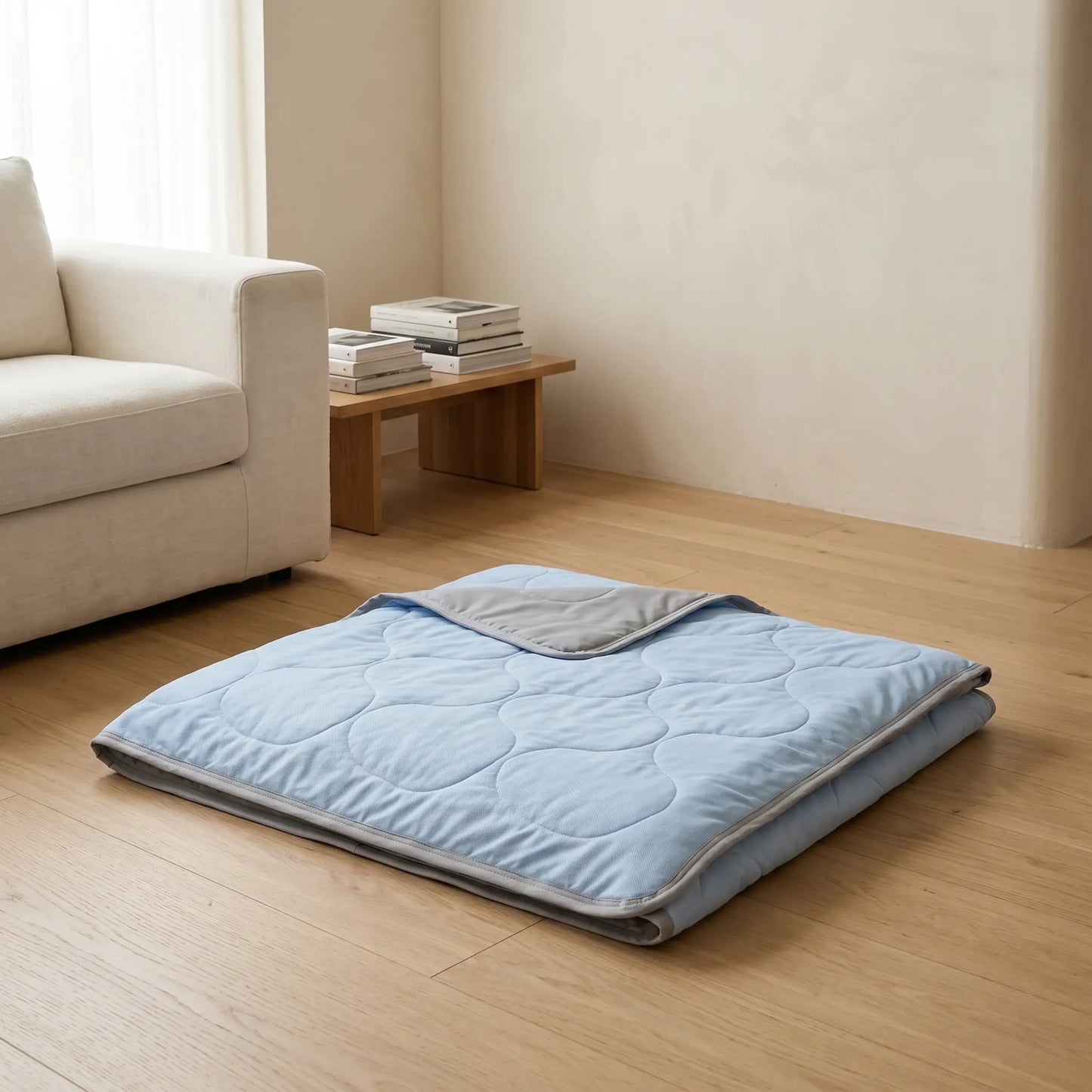 Sedge cooling blanket studio shot