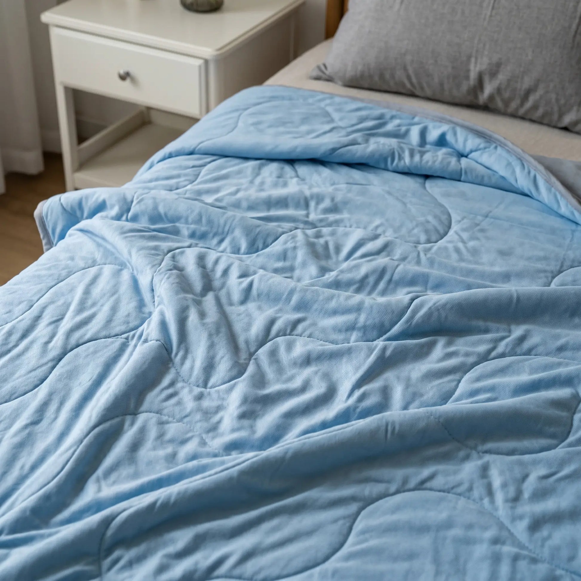 Sedge cooling blanket in a home setting