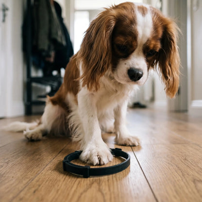 Cavalier King Charles Spaniel wearing the Sennen collar