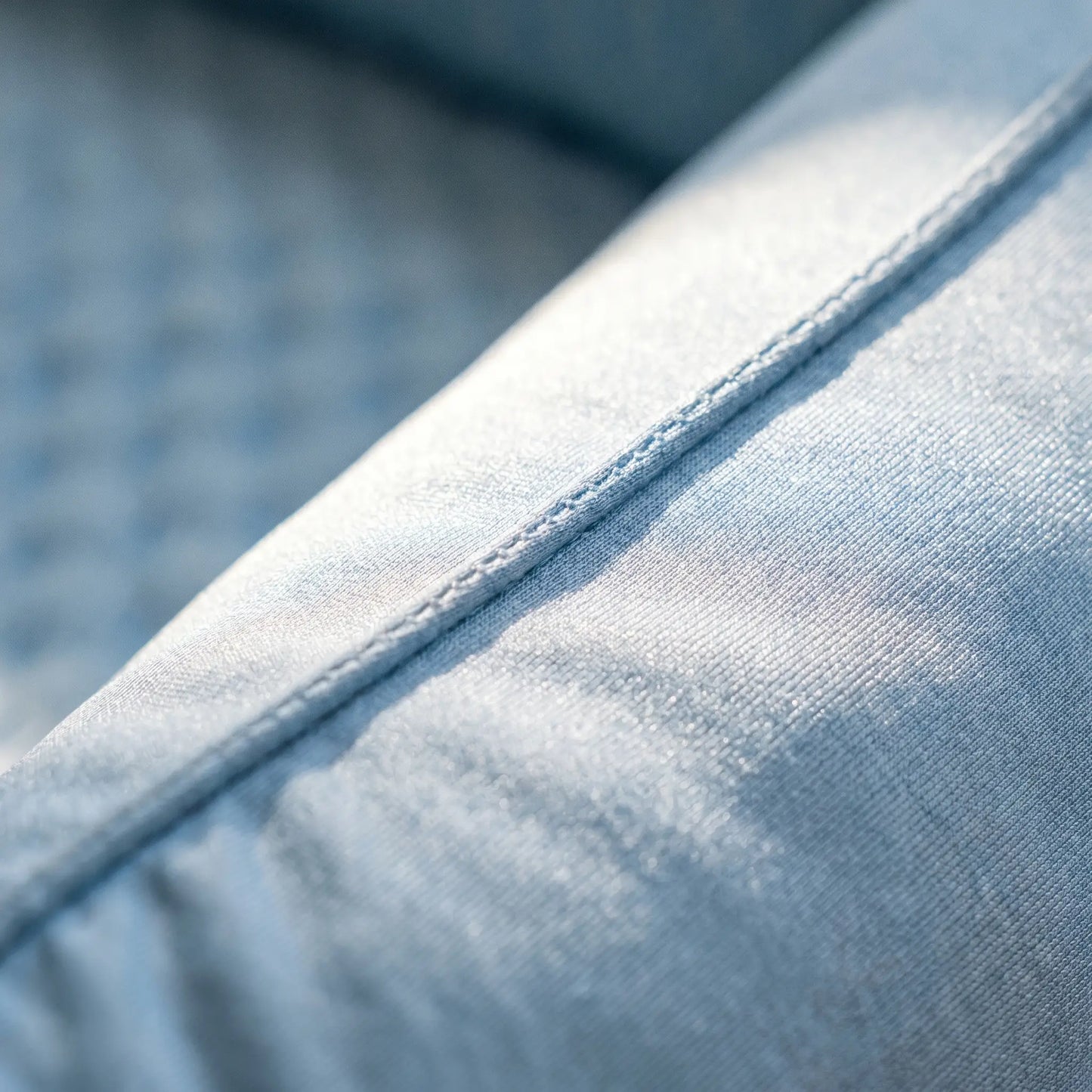 Slade ice silk surface and bolster seam detail