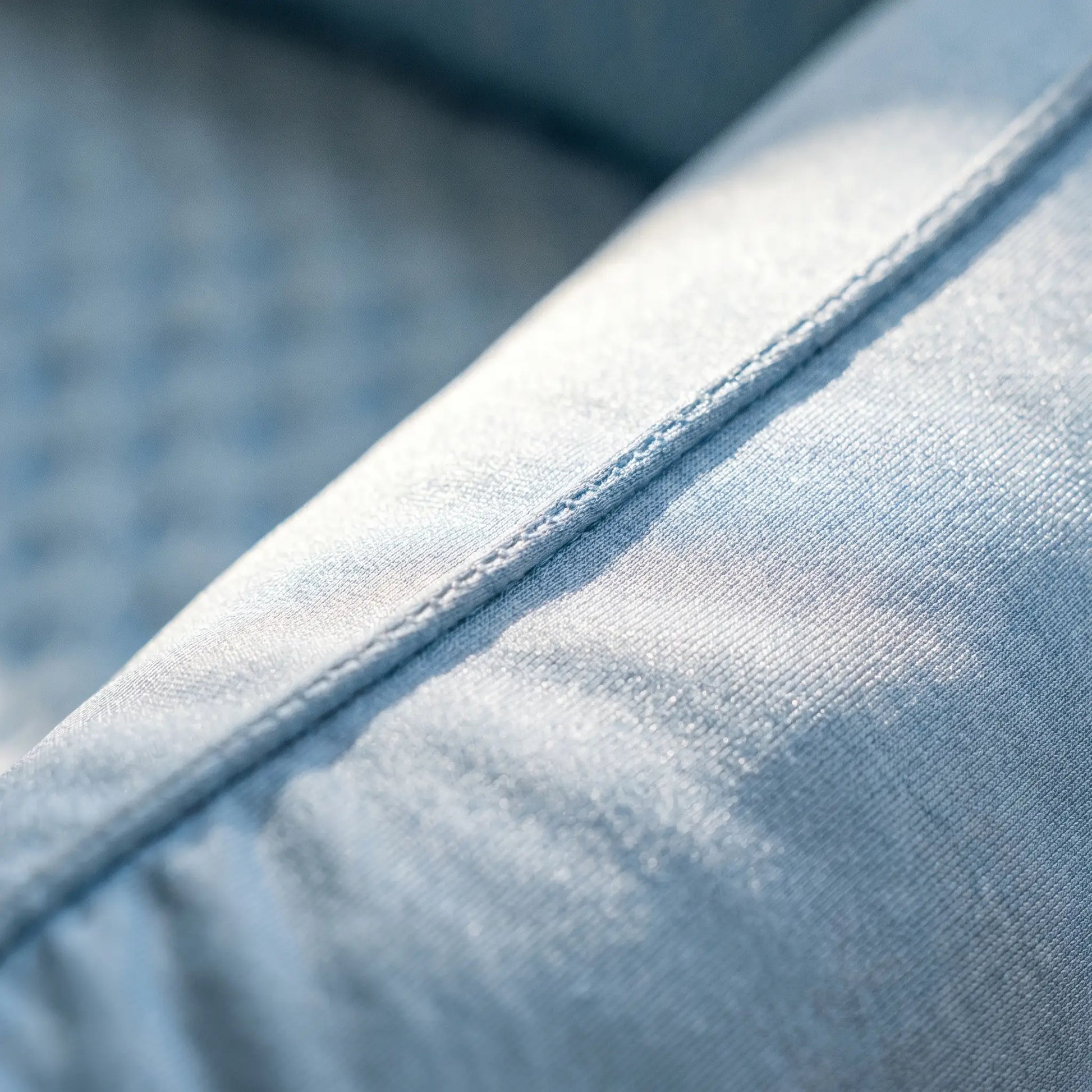 Slade ice silk surface and bolster seam detail