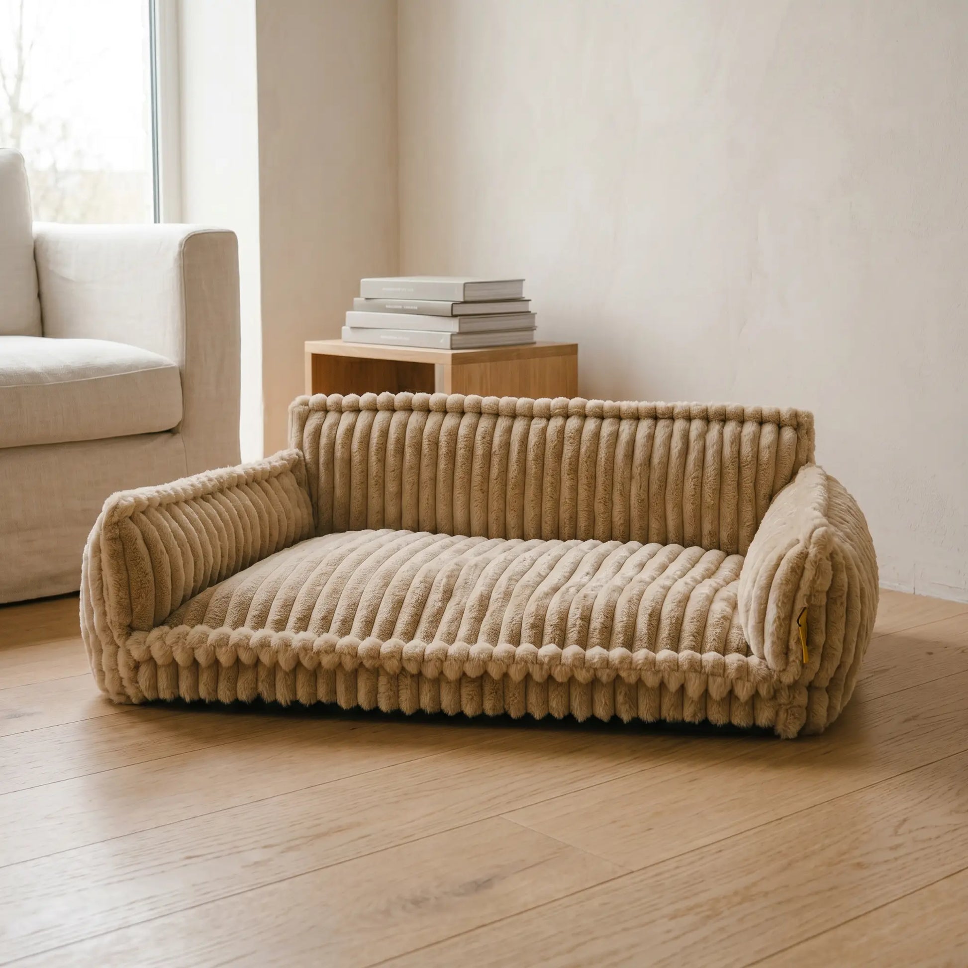 Sorrel orthopedic dog sofa bed studio shot