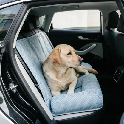 Strath cooling car seat bed in a car scene